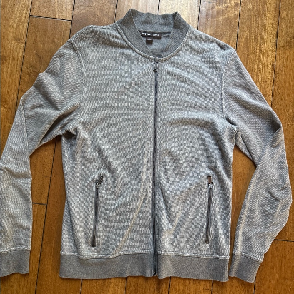 Men’s Michael Kors Gray Zip Up